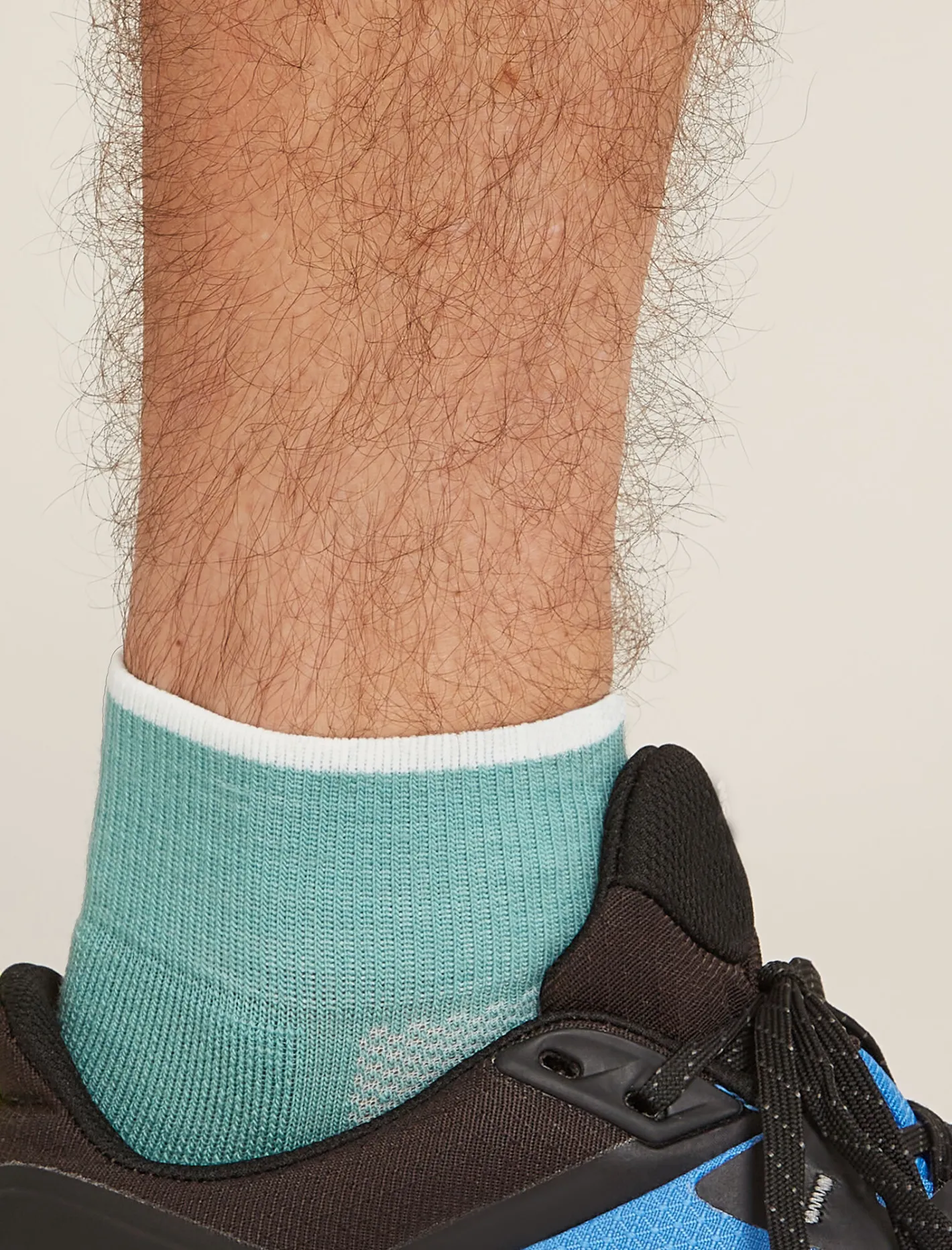 Icebreaker Socks^Men's Merino Multisport Light Mini Socks CloudRay/Snow