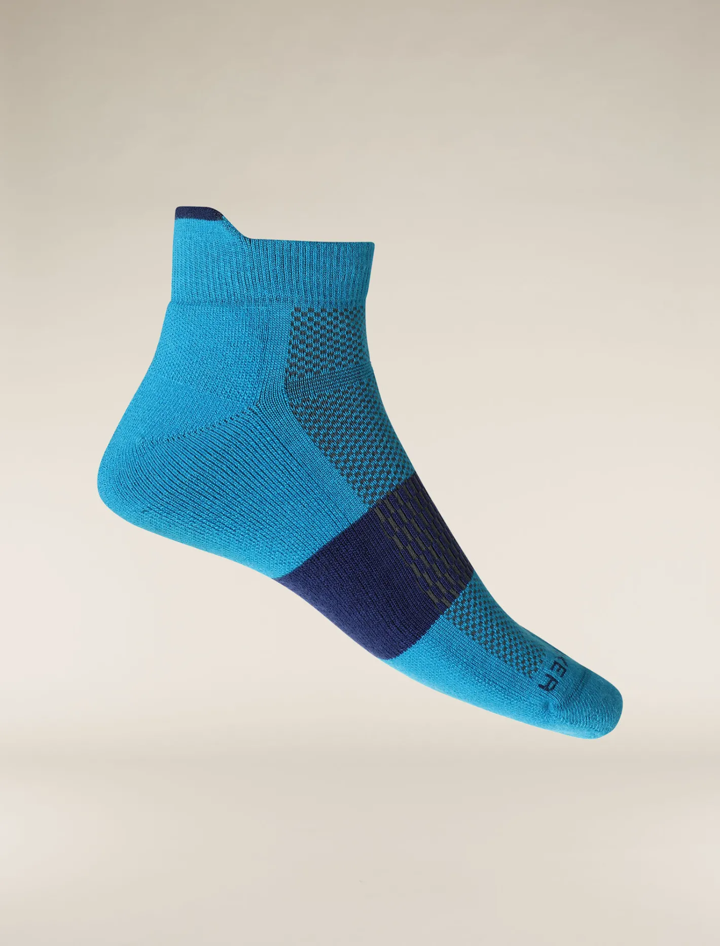Icebreaker Socks^Men's Merino Multisport Light Mini Socks GeoBlue/RoyalNavy