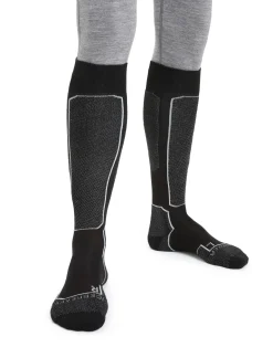 Icebreaker Socks^Men's Merino Ski+ Light Over the Calf Socks Black