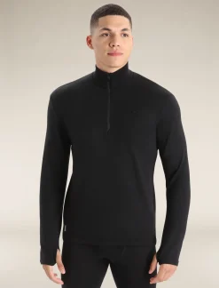 Icebreaker Jumpers & Hoodies^Men's Original Long Sleeve Half Zip Top Black