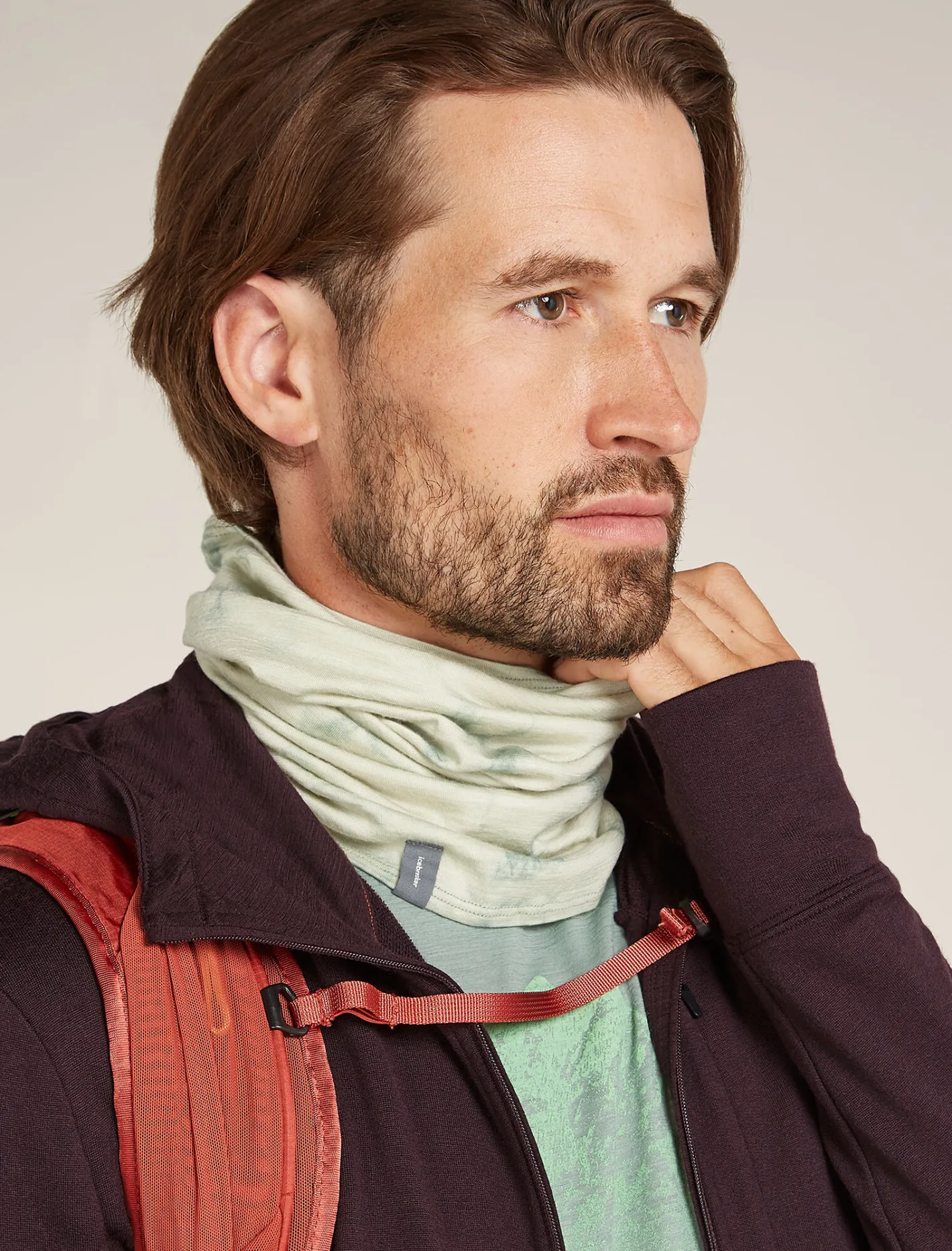 Icebreaker Accessories|Accessories^Unisex Merino 200 Flexi Chute Cloud Dye Ashen