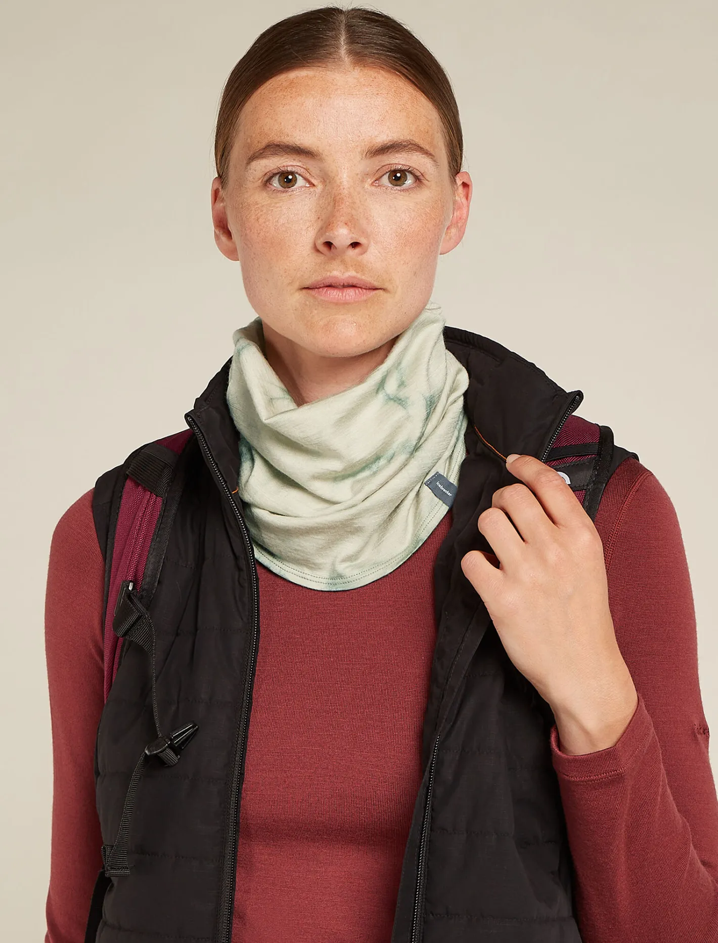 Icebreaker Accessories|Accessories^Unisex Merino 200 Flexi Chute Cloud Dye Ashen