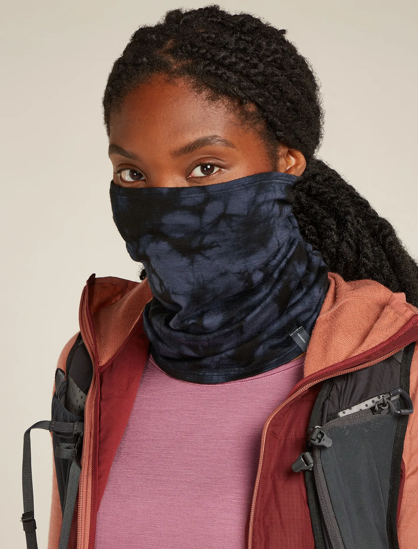 Icebreaker Accessories|Accessories^Unisex Merino 200 Flexi Chute Cloud Dye Graphite/Black