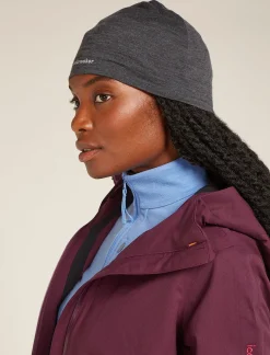 Icebreaker Accessories|Accessories^Unisex Merino 200 Oasis Beanie JetHeather