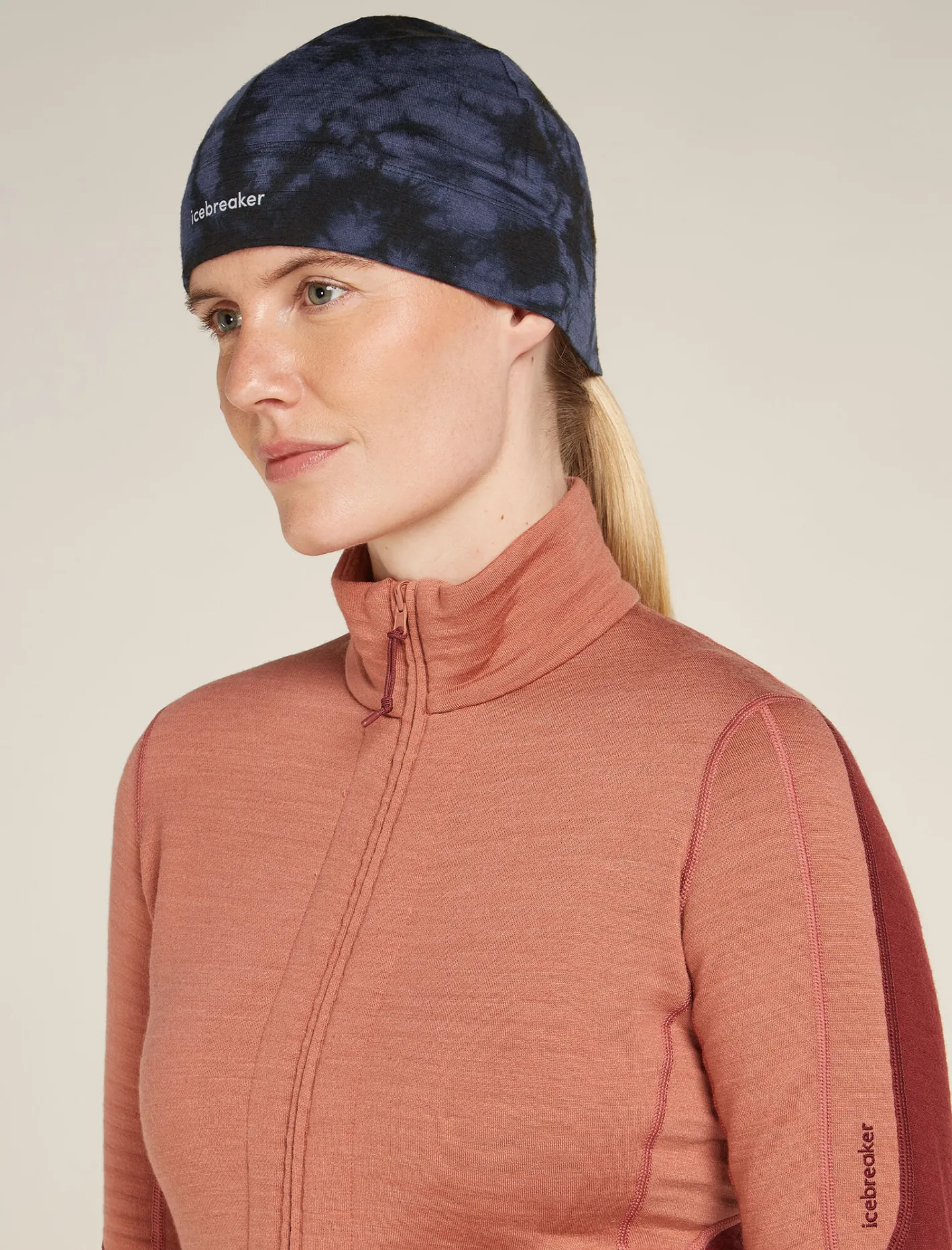 Icebreaker Accessories|Accessories^Unisex Merino 200 Oasis Beanie Cloud Dye Graphite/Black