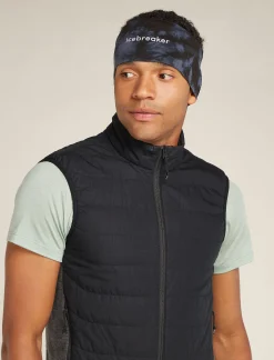Icebreaker Accessories|Accessories^Unisex Merino 200 Oasis Headband Cloud Dye Graphite/Black
