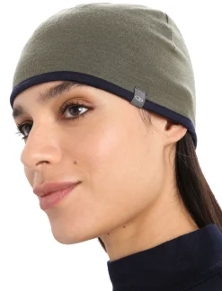 Icebreaker Accessories|Accessories^Unisex Merino 200 Pocket Hat Loden/Midnightnavy