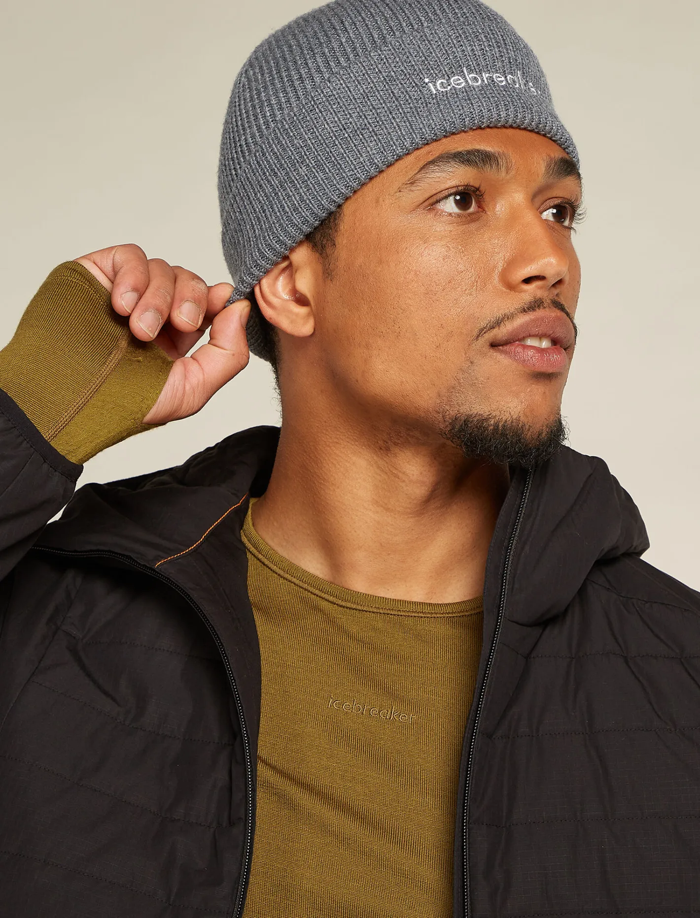 Icebreaker Accessories|Accessories^Unisex Merino All Day Toque Beanie GritstoneHeather