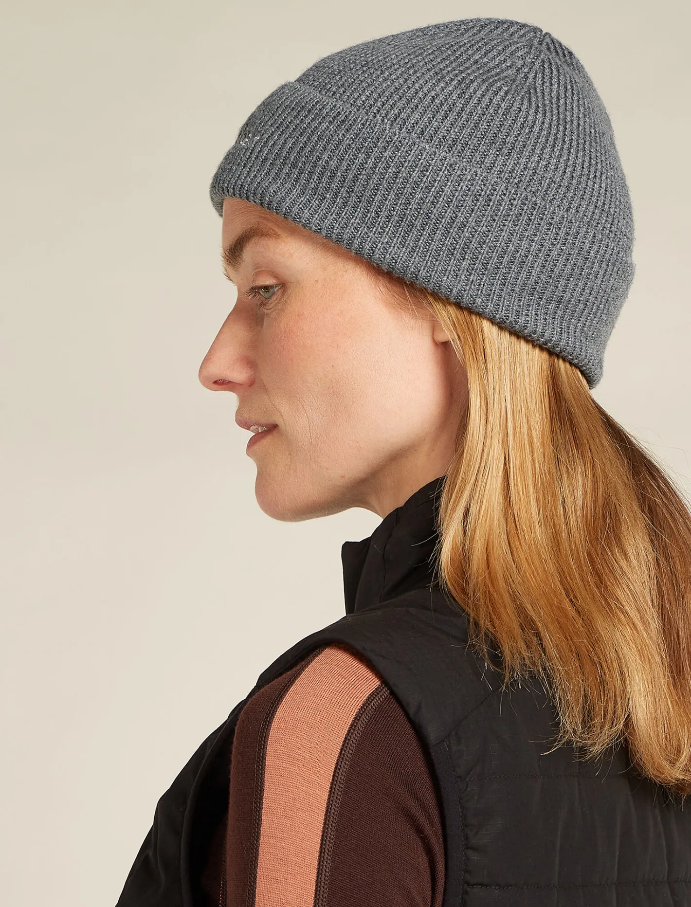 Icebreaker Accessories|Accessories^Unisex Merino All Day Toque Beanie GritstoneHeather