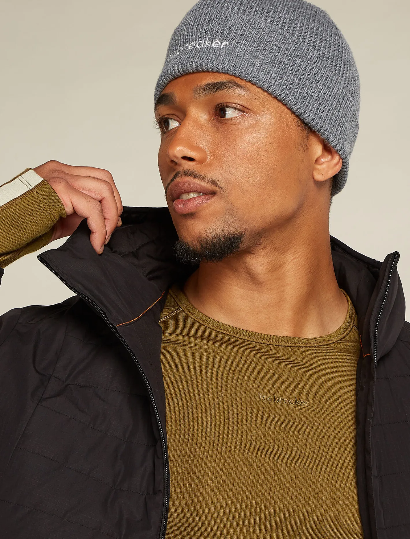 Icebreaker Accessories|Accessories^Unisex Merino All Day Toque Beanie GritstoneHeather