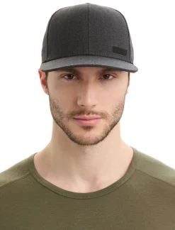 Icebreaker Accessories|Accessories^Unisex Merino Blend Patch Hat JetHeather