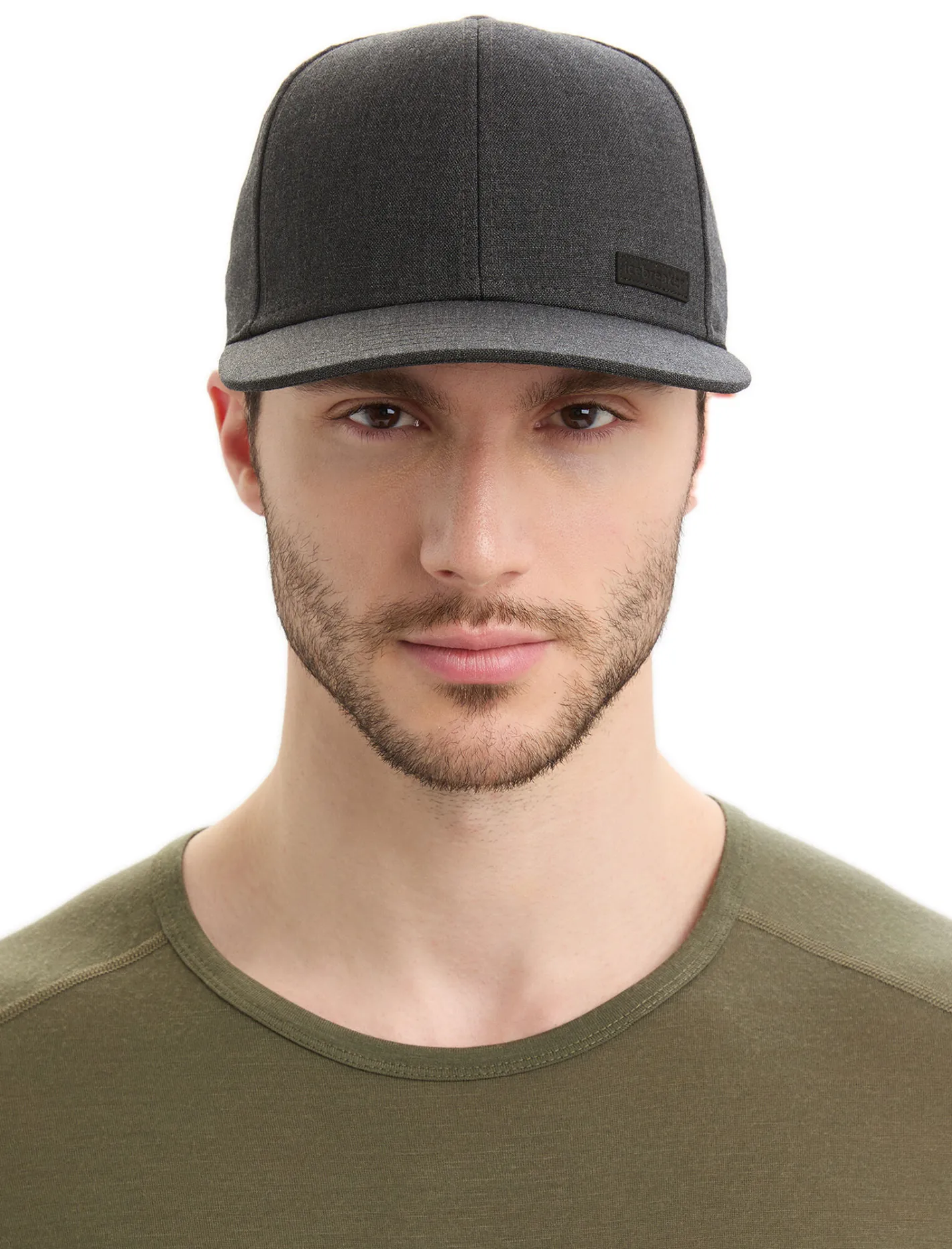 Icebreaker Accessories|Accessories^Unisex Merino Blend Patch Hat JetHeather