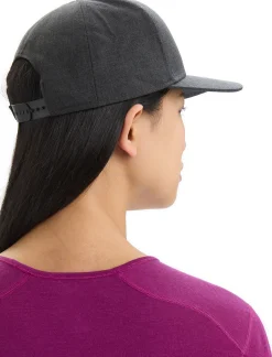 Icebreaker Accessories|Accessories^Unisex Merino Blend Patch Hat JetHeather