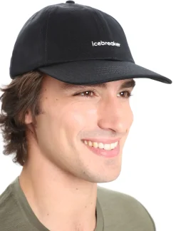 Icebreaker Accessories|Accessories^Unisex Merino 6 Panel Cap Black