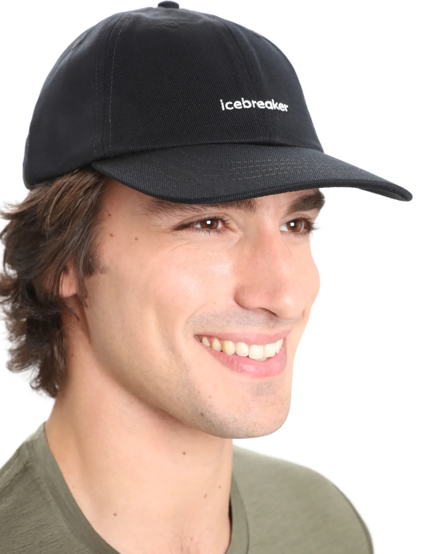 Icebreaker Accessories|Accessories^Unisex Merino 6 Panel Cap Black