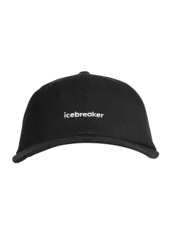 Icebreaker Accessories|Accessories^Unisex Merino 6 Panel Cap Black
