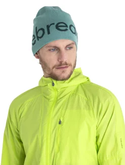 Icebreaker Accessories|Accessories^Unisex Merino Beanie CloudRay/FhatomGreen