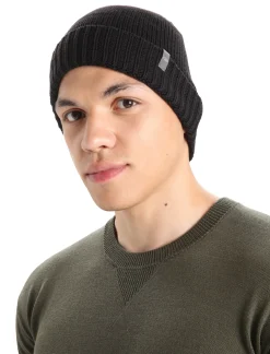 Icebreaker Accessories|Accessories^Unisex Vela Cuff Beanie Black