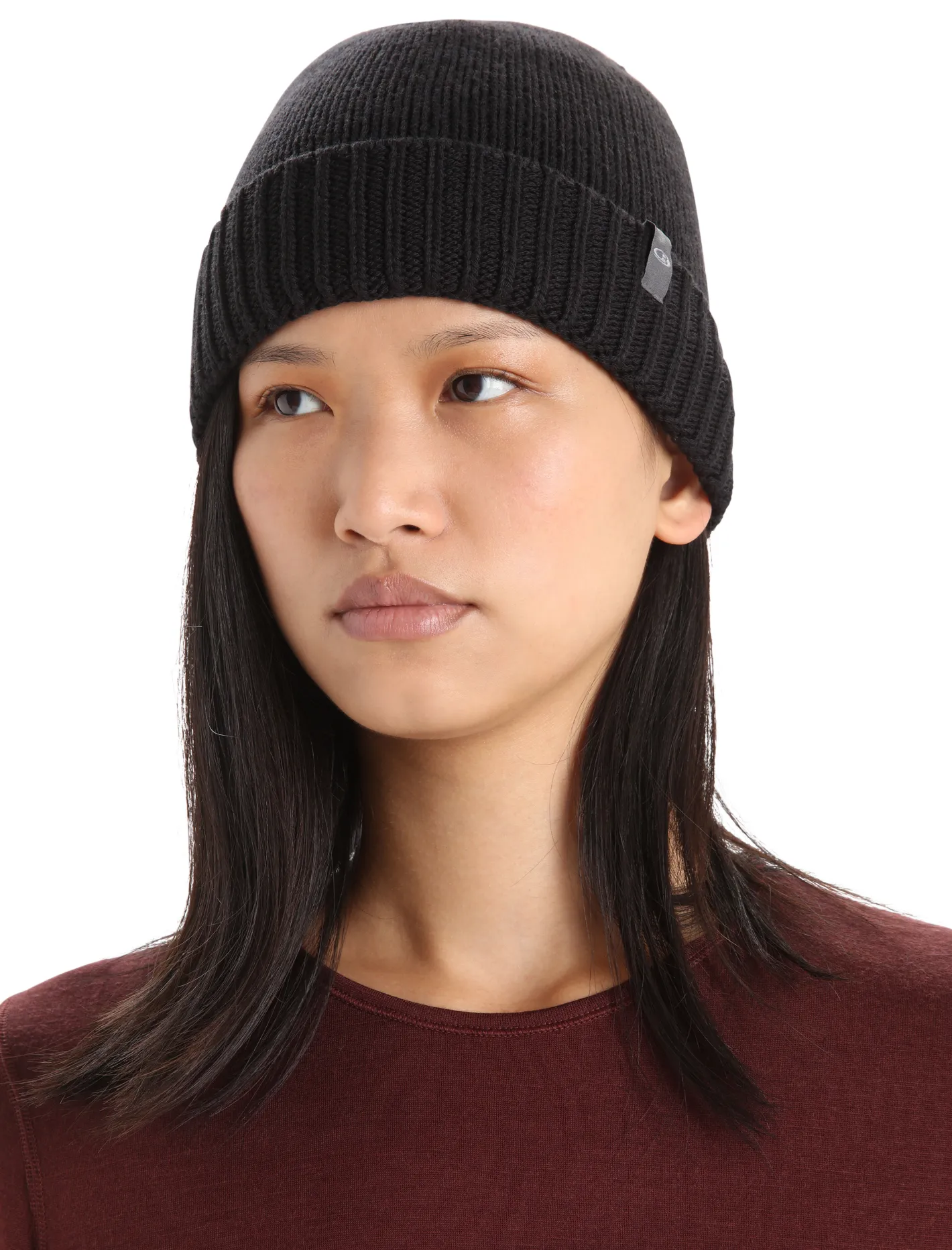 Icebreaker Accessories|Accessories^Unisex Vela Cuff Beanie Black