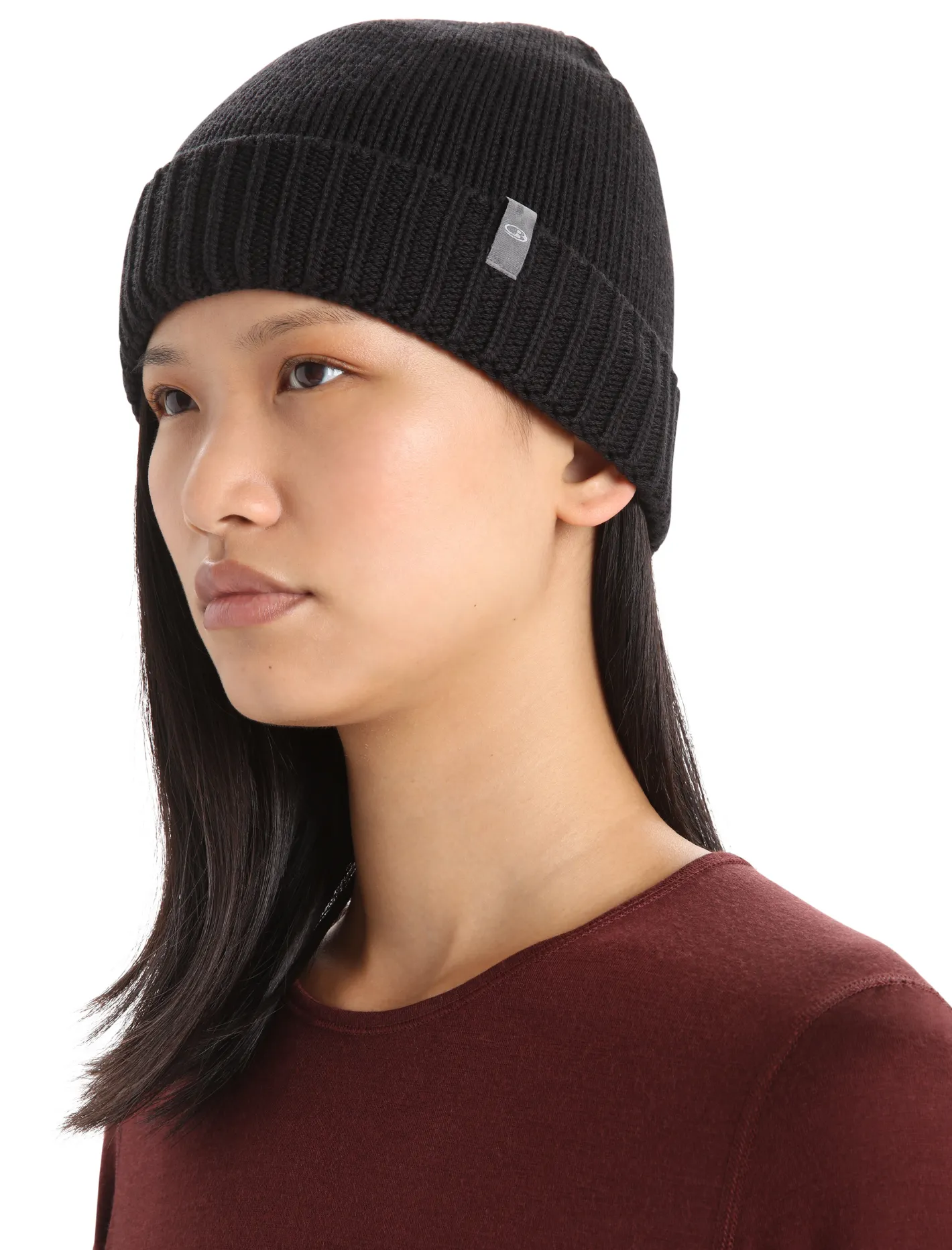 Icebreaker Accessories|Accessories^Unisex Vela Cuff Beanie Black