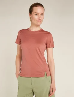 Icebreaker T-shirts & Tanks^Women's 150 MerinoFine™ Ace Short Sleeve T-Shirt CedarWood