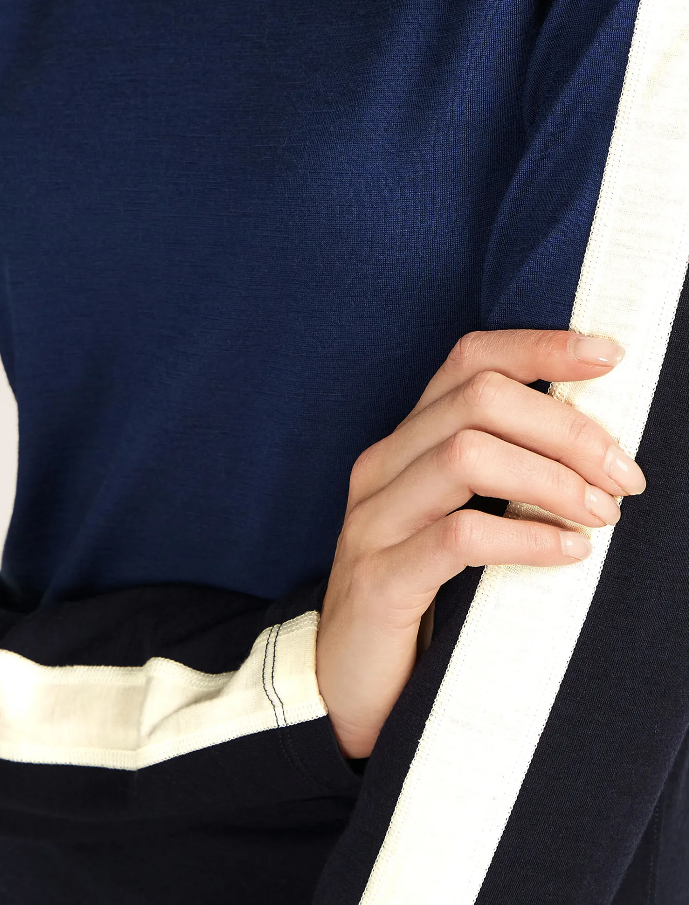 Icebreaker Base Layers^Women's 200 Sonebula Long Sleeve High Neck Thermal Top MidnightNavy/RoyalNavy