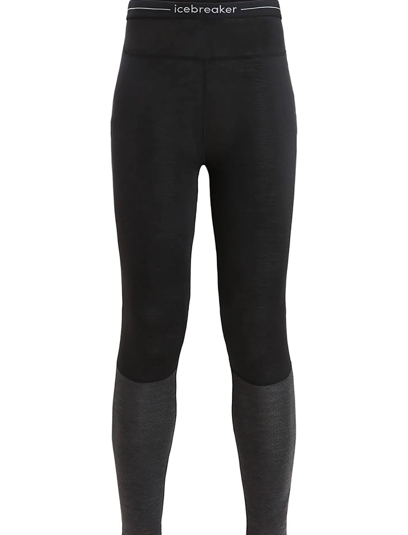 Icebreaker Bottoms|Base Layers^Women's 125 ZoneKnit™ Thermal Leggings Black/JetHeather