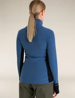 Icebreaker Jumpers & Hoodies^Women's Descender Long Sleeve Zip Jacket Dawn/Black