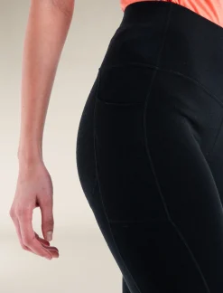 Icebreaker Bottoms^Women's Merino 260 Fastray 20 Black