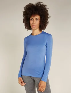 Icebreaker Base Layers^Women's Merino 200 Oasis Long Sleeve Crewe Thermal Top Baja