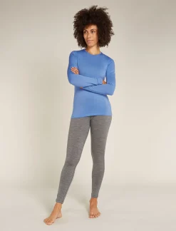 Icebreaker Base Layers^Women's Merino 200 Oasis Long Sleeve Crewe Thermal Top Baja