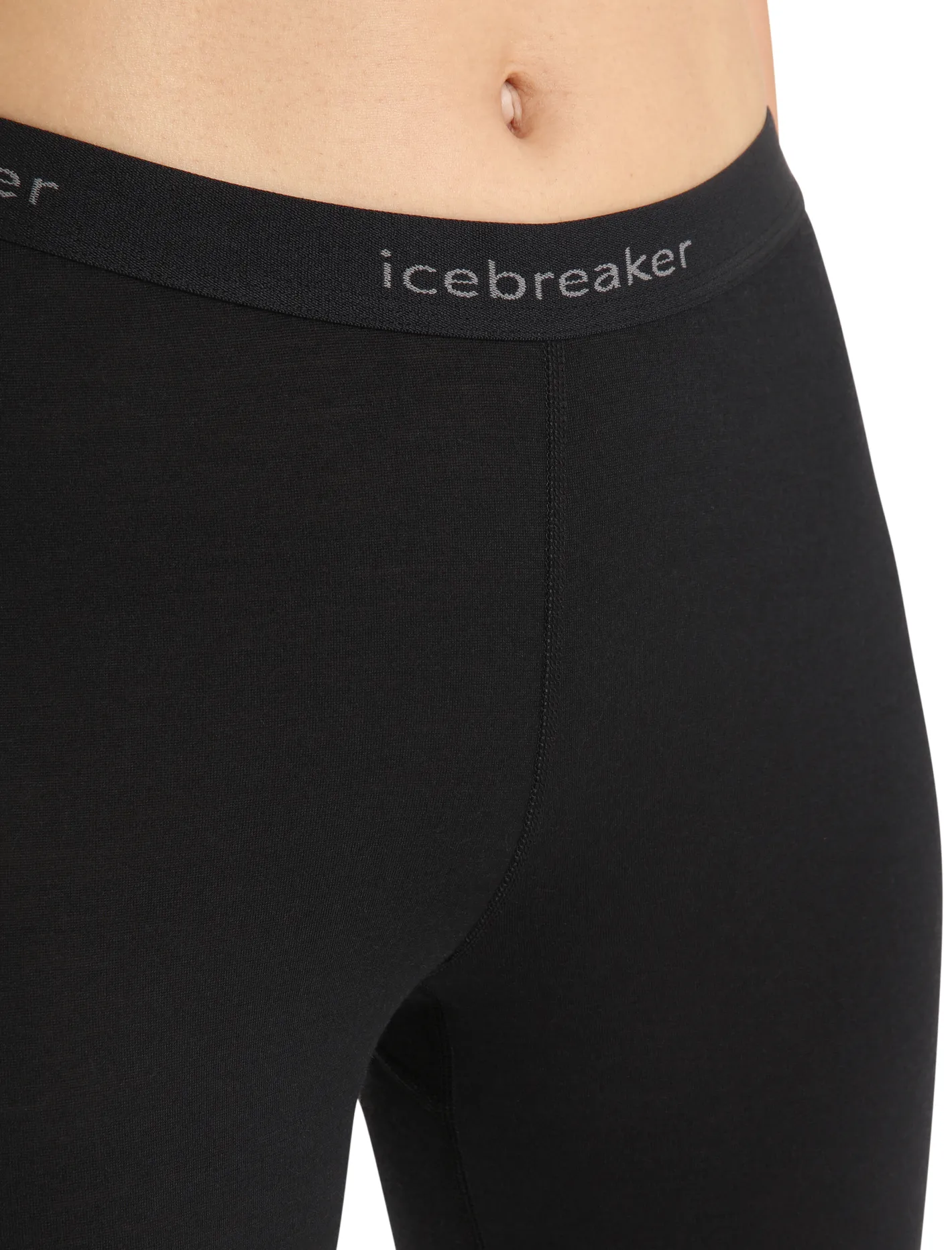 Icebreaker Bottoms|Base Layers^Women's Merino 200 Oasis Thermal Leggings Black