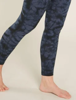 Icebreaker Base Layers^Women's Merino 200 Oasis Thermal Leggings Cloud Dye Graphite/Black