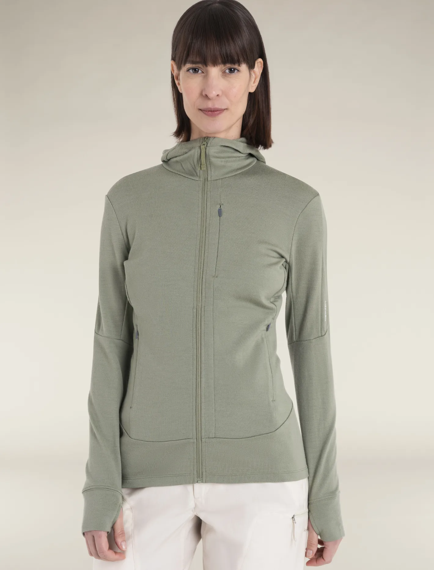Icebreaker Jumpers & Hoodies^Women's Merino 260 Quantum Long Sleeve Zip Hoodie Lichen