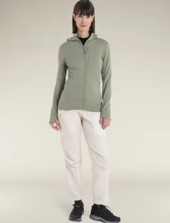 Icebreaker Jumpers & Hoodies^Women's Merino 260 Quantum Long Sleeve Zip Hoodie Lichen