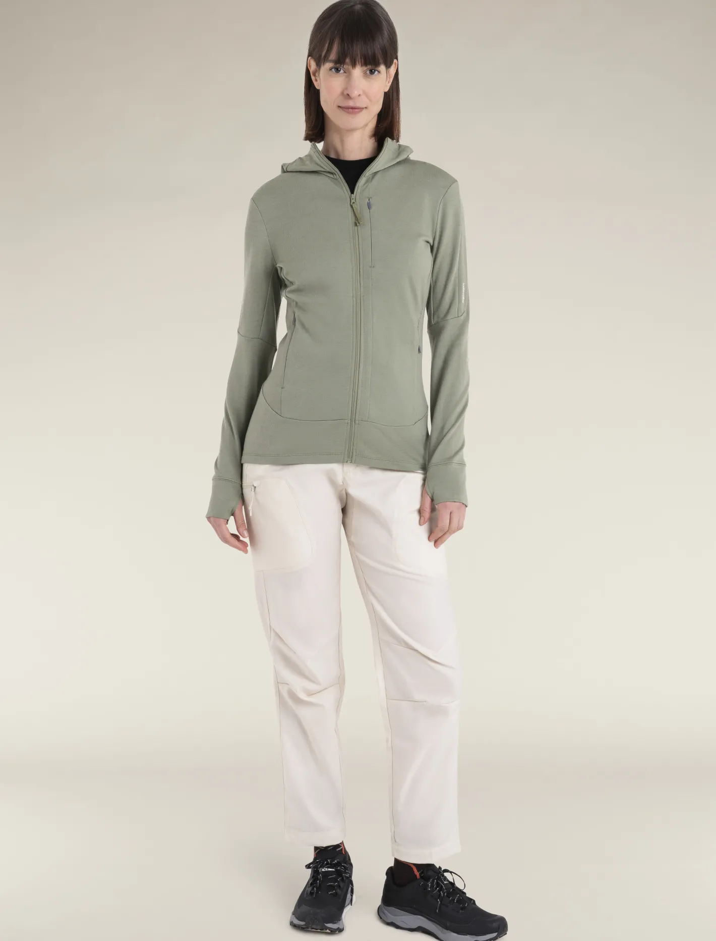 Icebreaker Jumpers & Hoodies^Women's Merino 260 Quantum Long Sleeve Zip Hoodie Lichen