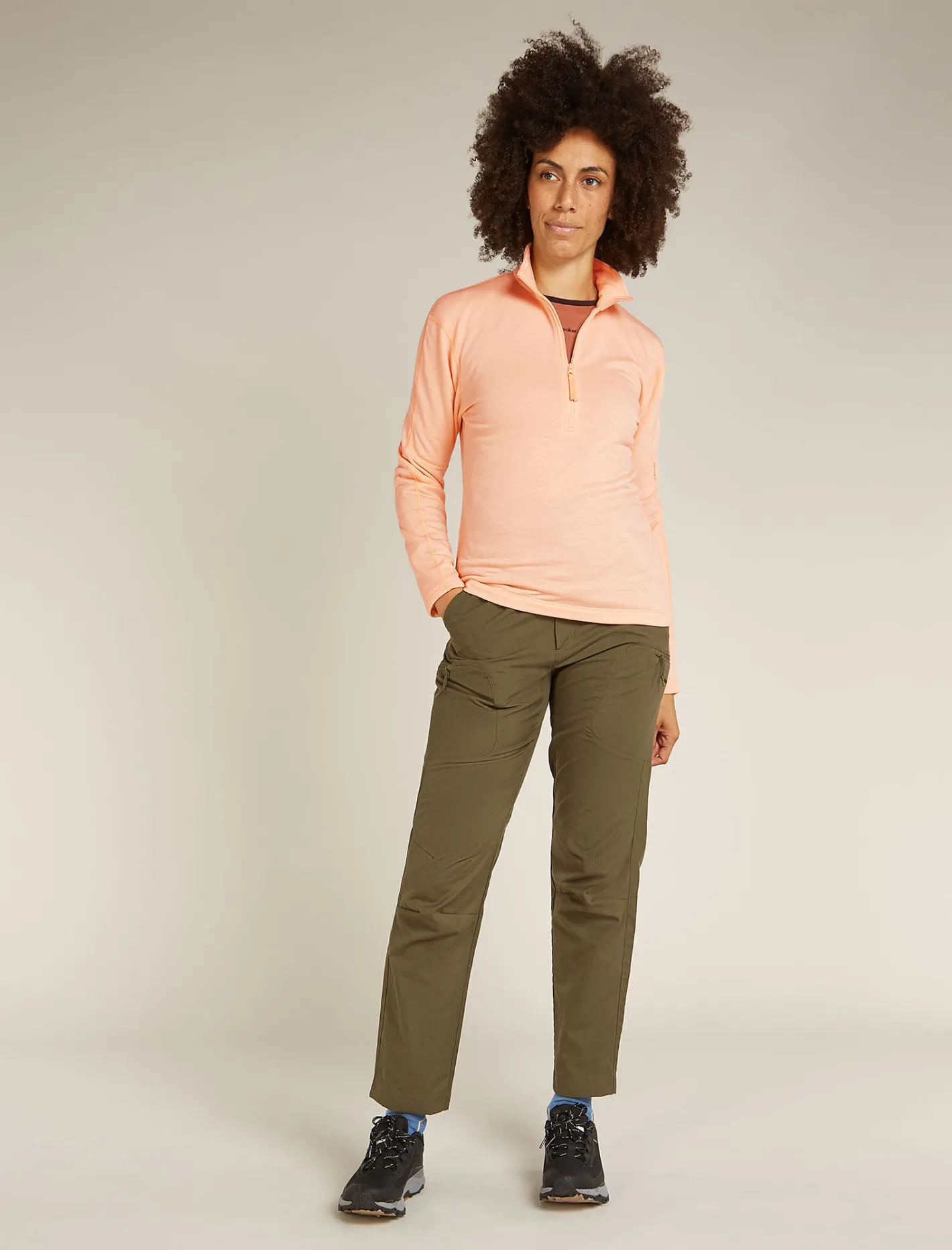 Icebreaker Jumpers & Hoodies^Women's Merino 360 Realfleece™ Elemental Long Sleeve Half Zip Jacket Sunstone