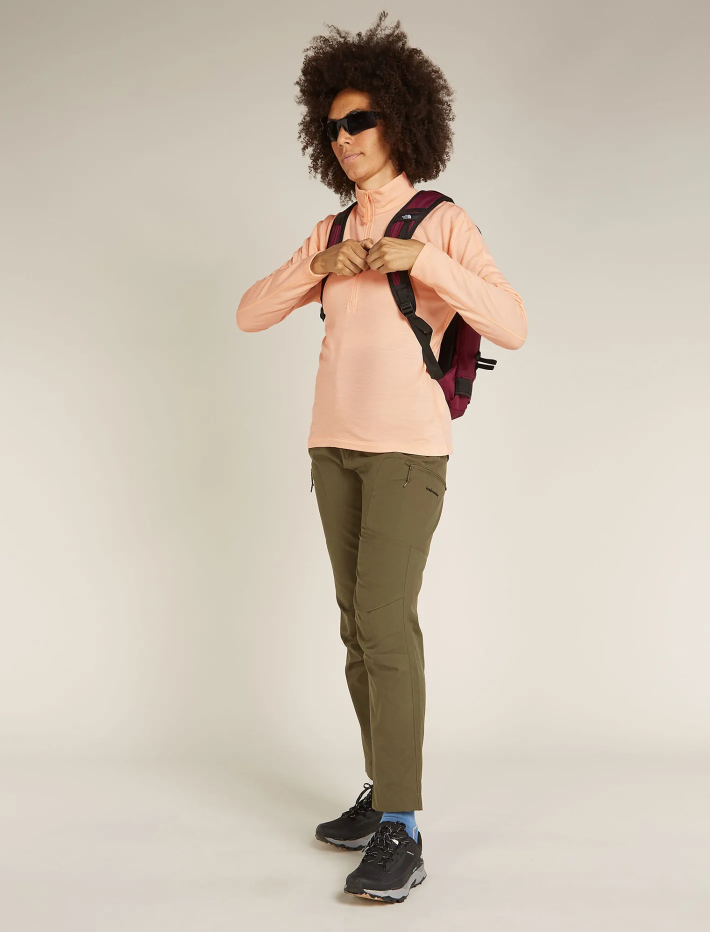Icebreaker Jumpers & Hoodies^Women's Merino 360 Realfleece™ Elemental Long Sleeve Half Zip Jacket Sunstone