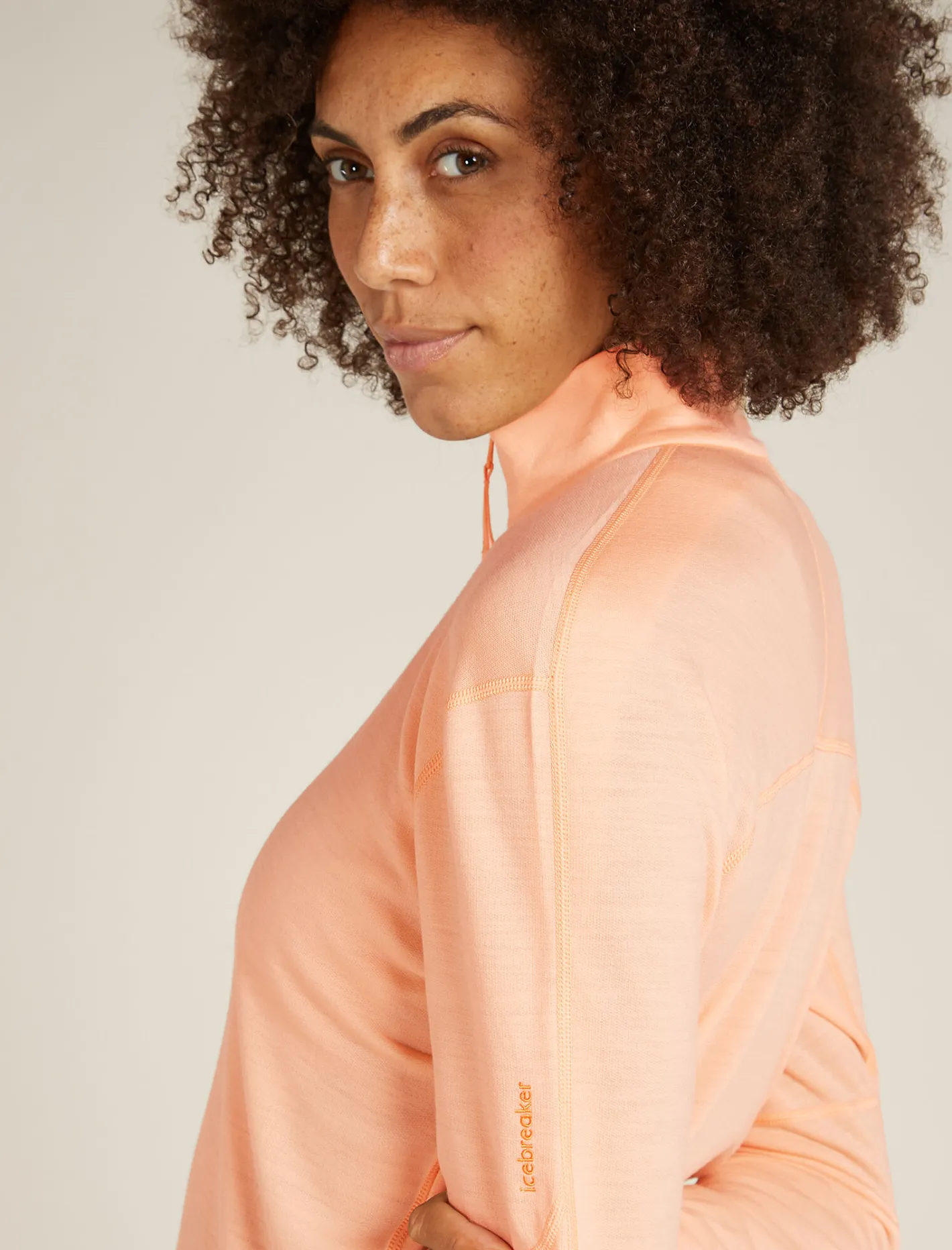 Icebreaker Jumpers & Hoodies^Women's Merino 360 Realfleece™ Elemental Long Sleeve Half Zip Jacket Sunstone
