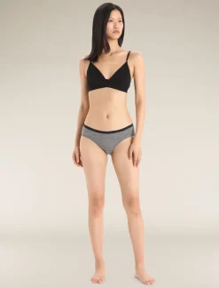 Icebreaker Underwear & Bras^Women's Merino 150 Siren Hipkini GritstoneHeather