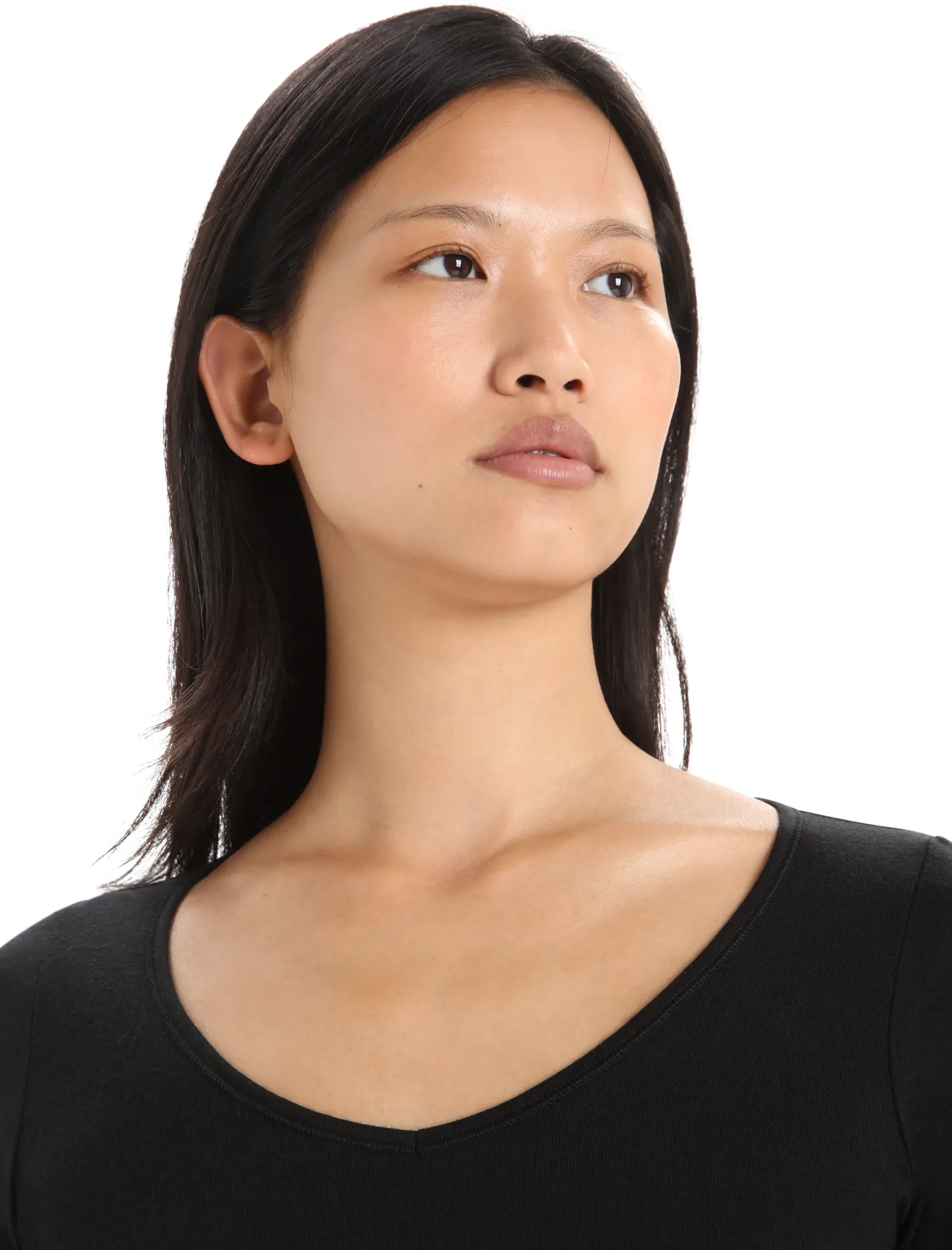 Icebreaker Underwear & Bras^Women's Merino 150 Siren Long Sleeve Sweetheart Top Black