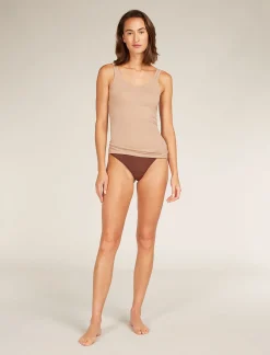 Icebreaker Underwear & Bras^Women's Merino 150 Siren Tank Praline