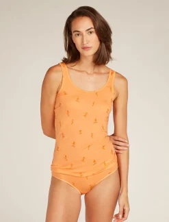 Icebreaker Underwear & Bras^Women's Merino 150 Siren Tank Snow Day Feldspar
