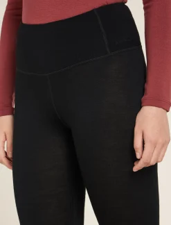 Icebreaker Base Layers^Women's Merino 260 Tech High Rise Thermal Leggings Black