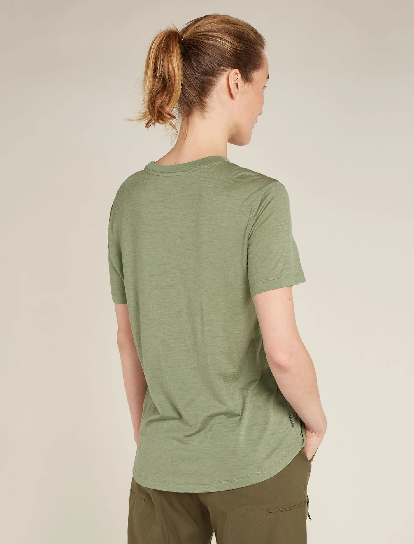 Icebreaker T-shirts & Tanks^Women's Merino 150 Tech Lite Short Sleeve Relaxed T-Shirt Lichen