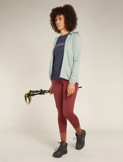 Icebreaker T-shirts & Tanks^Women's Merino 150 Tech Lite Short Sleeve T-Shirt Camping Lines Graphite