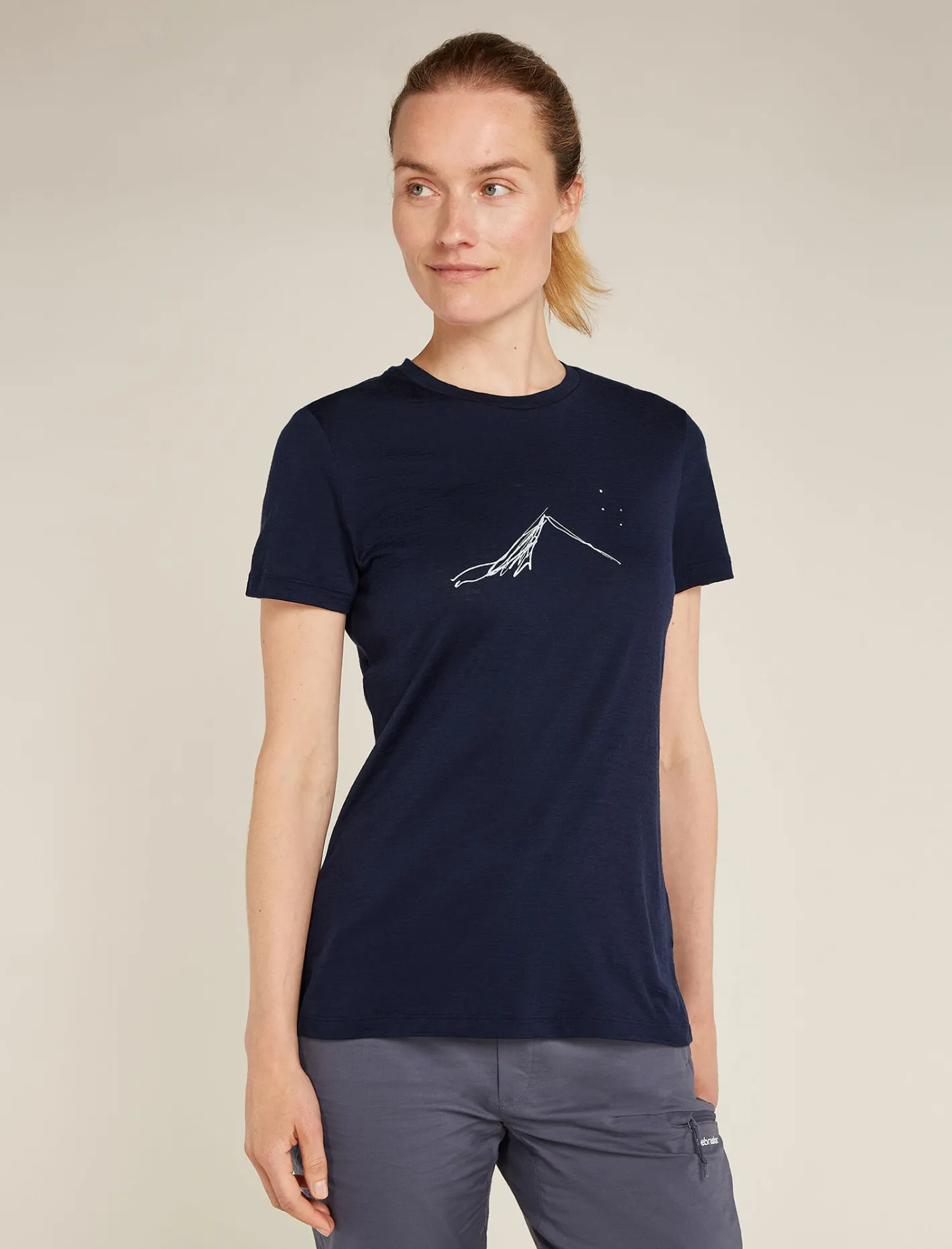 Icebreaker T-shirts & Tanks^Women's Merino 150 Tech Lite Short Sleeve T-Shirt Southern Constellation MidnightNavy