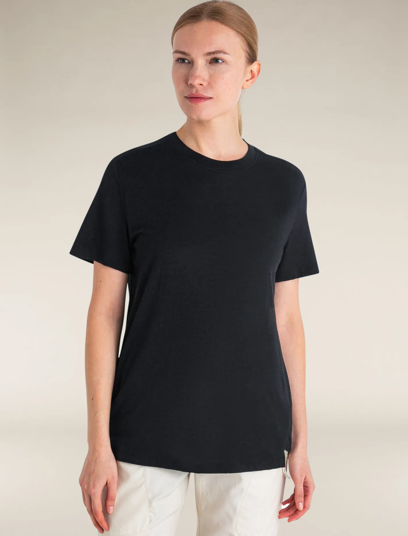 Icebreaker T-shirts & Tanks^Women's Merino 150 Tech Lite Short Sleeve Relaxed T-Shirt Black