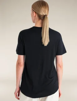 Icebreaker T-shirts & Tanks^Women's Merino 150 Tech Lite Short Sleeve Relaxed T-Shirt Black