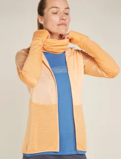 Icebreaker T-shirts & Tanks^Women's Merino 150 Tech Lite Short Sleeve T-Shirt Camping Lines Baja